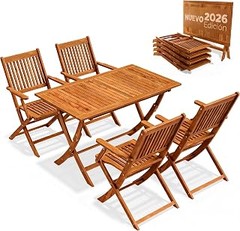 Cómo elegir el mejor conjunto de mesa y sillas de exterior según el material