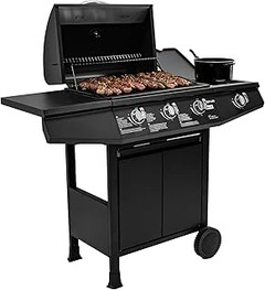 ¿Qué considerar al comprar una plancha de cocina exterior con tres quemadores?