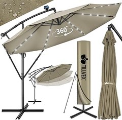 Cómo elegir la sombrilla excéntrica ideal para tu terraza