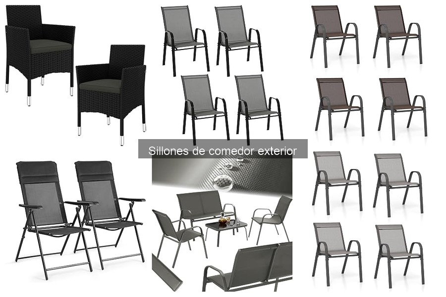 Cómo limpiar y mantener sillones de comedor exterior