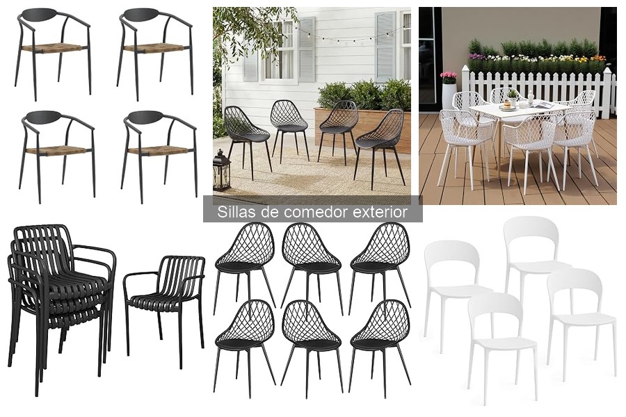 Errores comunes al elegir sillas de comedor exterior