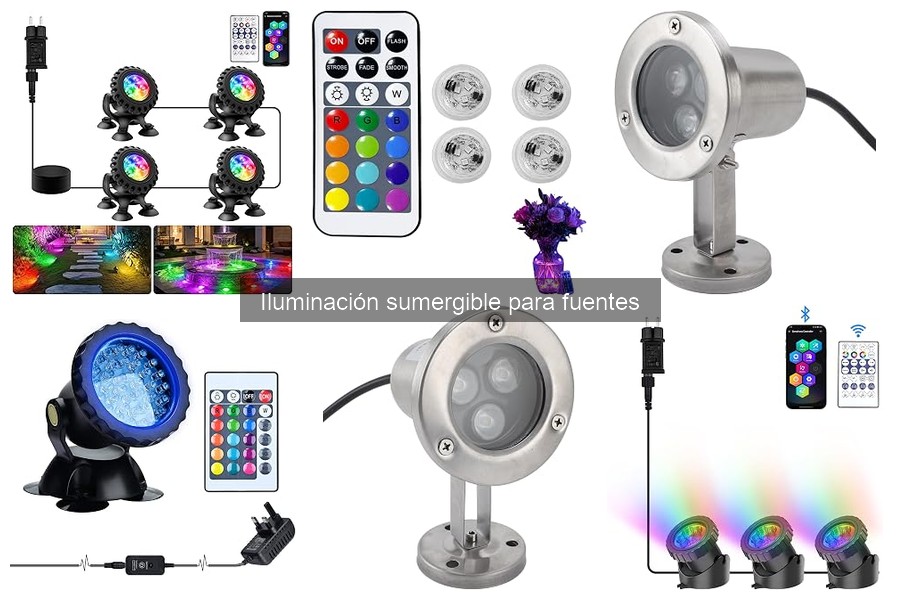 Errores comunes al instalar luces sumergibles en fuentes