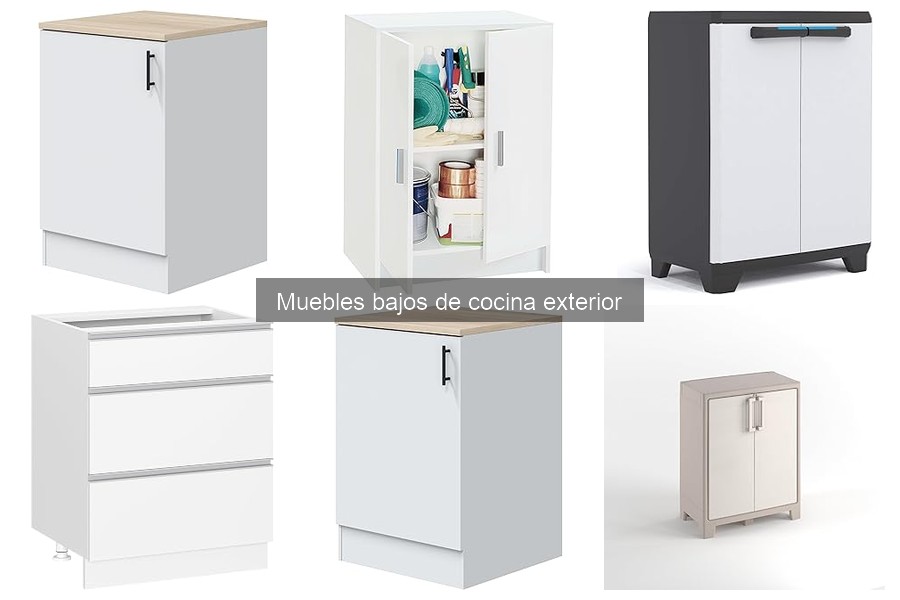 Errores comunes al montar muebles bajos de cocina exterior