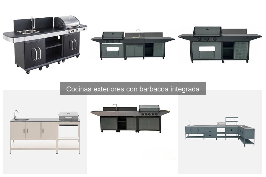 Guía de compra de cocinas exteriores con barbacoa integrada