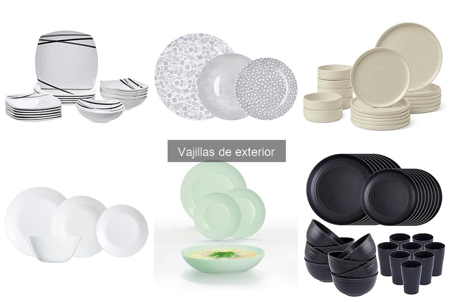 Guía de compra de vajillas de exterior para barbacoas