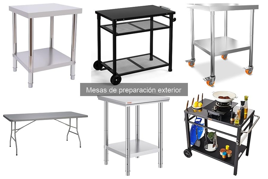 Guía de Cuidado y Mantenimiento para Mesas de Preparación Exterior