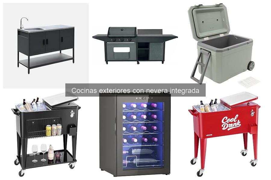 Guía para Elegir Cocinas Exteriores con Nevera Integrada