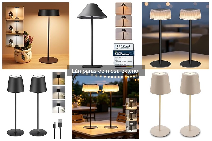 Guía para elegir la lámpara de mesa exterior ideal