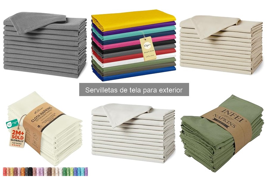 Guía para Elegir las Mejores Servilletas de Tela para Terraza