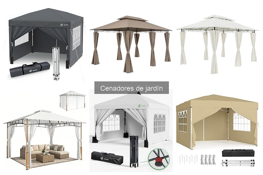Mejores cenadores de jardín para espacios pequeños en 2026