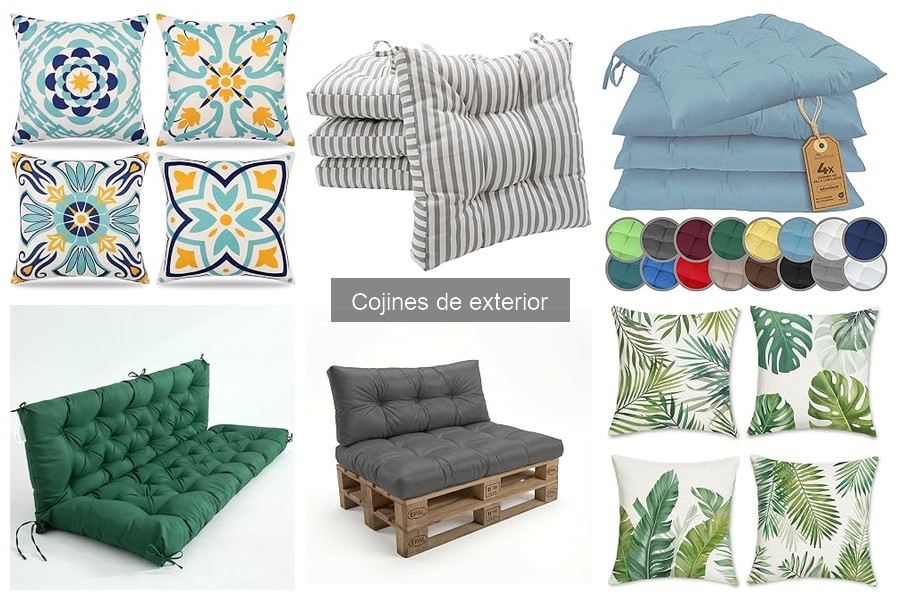 Mejores cojines de exterior para cada estilo decorativo