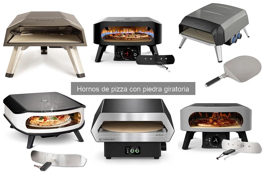 Mejores hornos de pizza con piedra giratoria para casa