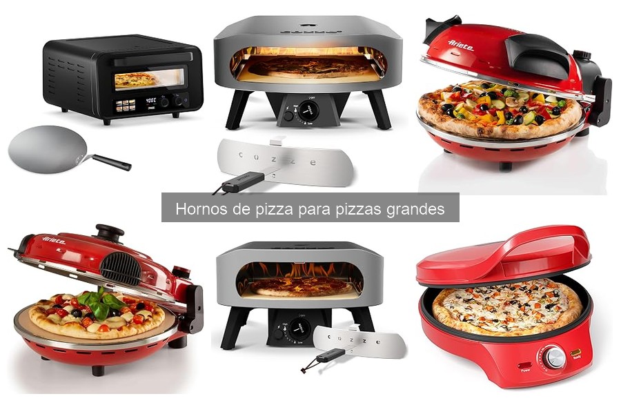 Mejores hornos de pizza para pizzas grandes en 2026