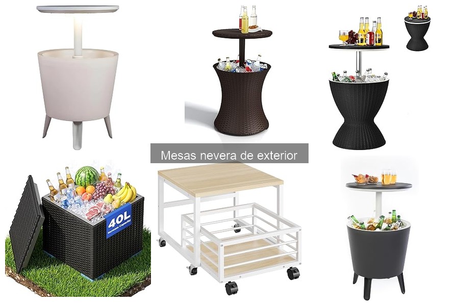 Mesas nevera de exterior: beneficios y características esenciales