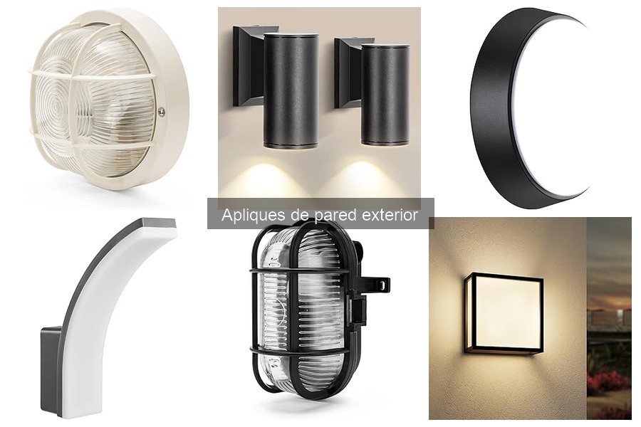 ¿Qué son los apliques de pared exterior y sus usos?