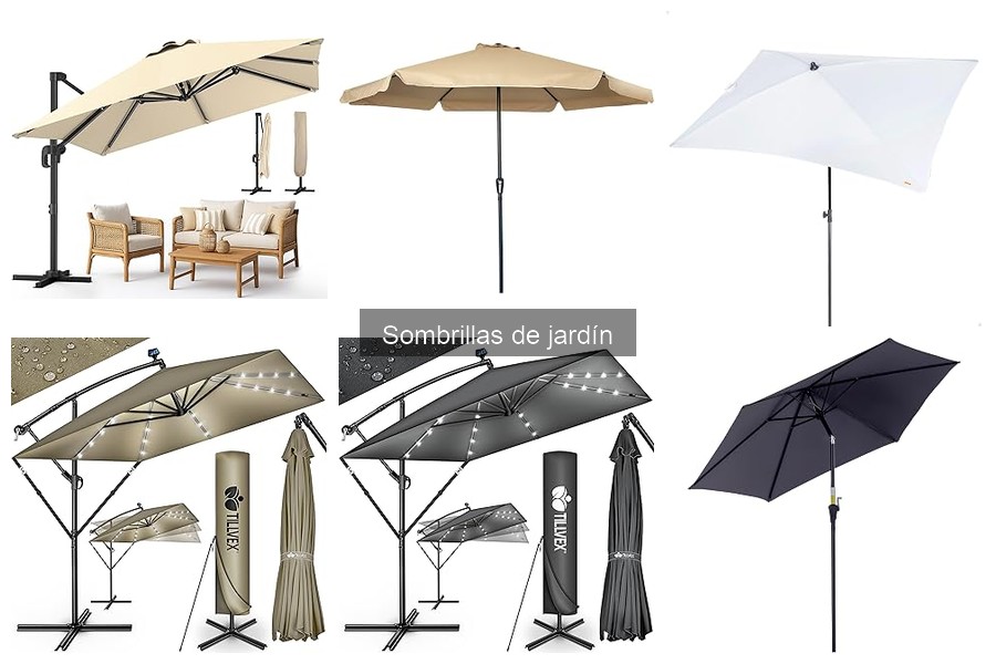 Soluciona problemas comunes de sombrillas de jardín