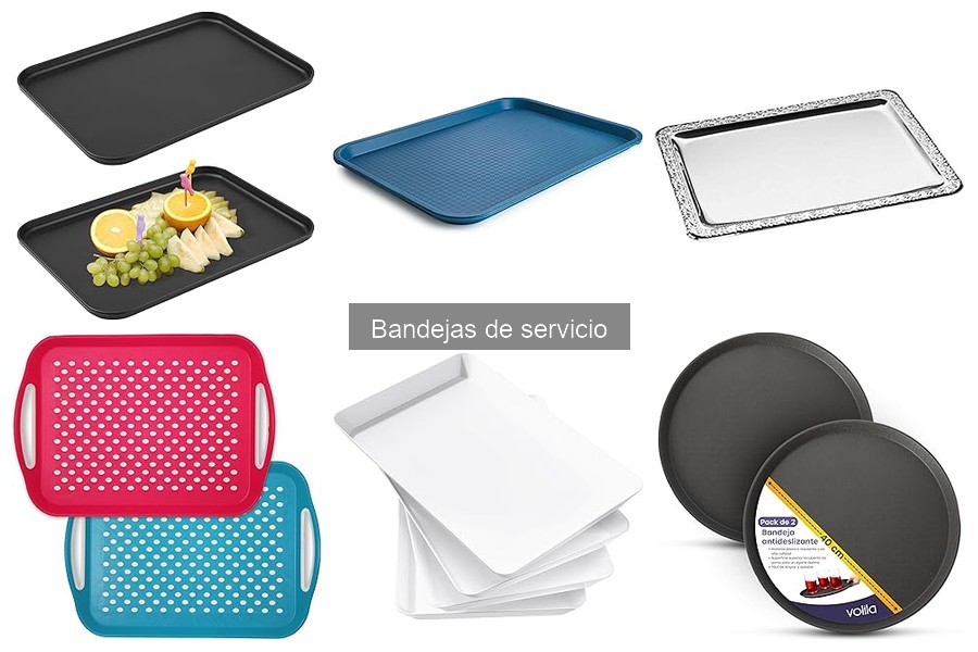 Tipos de bandejas de servicio: ¿Qué son y para qué sirven?