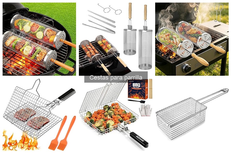 Tipos de cestas para parrilla: características y materiales
