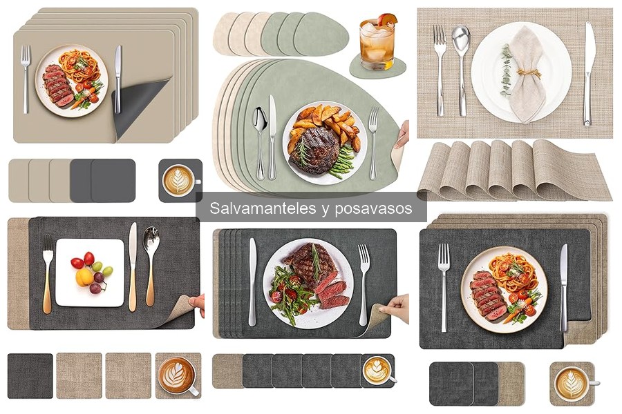 Todo sobre salvamanteles y posavasos: funciones y tipos