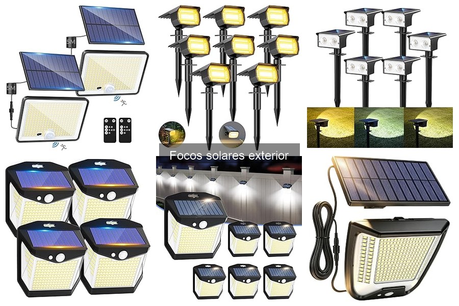 Ventajas y desventajas de los focos solares para exterior