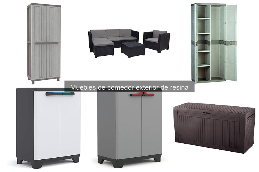 Ventajas y desventajas de los muebles de comedor exterior de resina